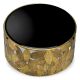 Masute Living - Masuta de Cafea Design LUX, Alama, Sticla, Negru, Botanico
