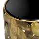 Masute Living - Masuta Laterala Design LUX, Alama, Sticla, Negru, Botanico