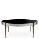 Masute Living - Masuta de Cafea Design LUX, Otel, Sticla, Negru, Artemisa