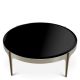 Masute Living - Masuta de Cafea Design LUX, Otel, Sticla, Negru, Artemisa