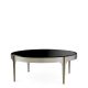 Masute Living - Masuta de Cafea Design LUX, Otel, Sticla, Negru, Artemisa