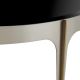 Masute Living - Masuta de Cafea Design LUX, Otel, Sticla, Negru, Artemisa