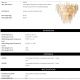 Candelabre, Lustre - Candelabru LUX, Sticla Realizata Manual, Rhombus S