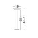 Stalpi - Stalp LED iluminat exterior decorativ, IP65, NITRO H 43,7cm