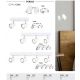 Aplice cu Spot - Aplica de Perete cu Spot Directionabil, 1xGU10, Perico alb