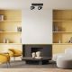 Aplice cu Spot - Aplica de Perete cu Spot Directionabil, 2xGU10, Perico negru