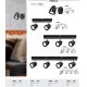 Aplice cu Spot - Aplica de Perete cu Spot Directionabil, 2xGU10, Perico negru