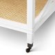 Masute Living - Masuta de cafea LUX, Lemn, Rattan, Bahamas alb
