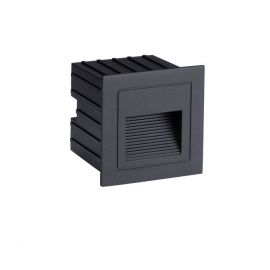 Spoturi - Spot LED incastrabil exterior, ambiental, IP65, POLKA negru