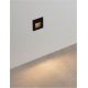 Spoturi - Spot LED incastrabil exterior, ambiental, IP65, POLKA negru