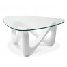 Masuta de cafea design LUX Aventura alb