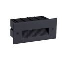 Spot LED incastrabil exterior, ambiental, IP65, POLKA negru
