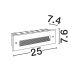 Spoturi - Spot LED incastrabil exterior, ambiental, IP65, POLKA negru