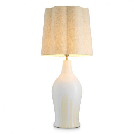 Veioze - Veioza, Lampa de masa LUX, Ceramica, Alb, Beatriz