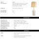 Veioze - Veioza, Lampa de masa LUX, Ceramica, Alb, Beatriz