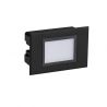 Spot LED incastrabil exterior, ambiental, IP65, RUDY negru