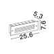 Spoturi - Spot LED incastrabil exterior, ambiental, IP65, OFF L 25,6cm
