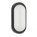Mini Aplica LED de perete exterior, IP65, TIEPOLO negru