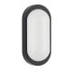 Mini Aplica LED de perete exterior, IP65, TIEPOLO negru