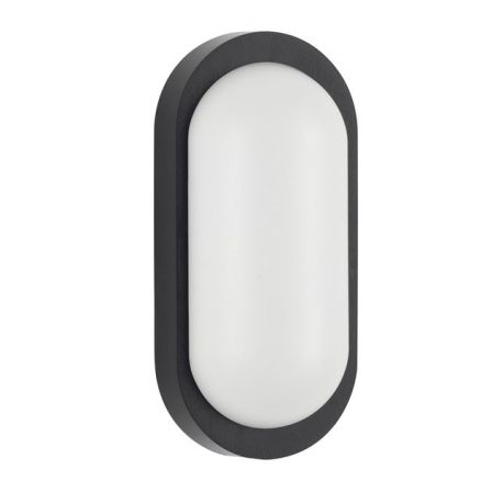 Aplice - Mini Aplica LED de perete exterior, IP65, TIEPOLO negru