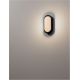 Aplice - Mini Aplica LED de perete exterior, IP65, TIEPOLO negru