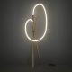 Lampadare - Lampadar, Lampa de Podea LED, Alama Satinata, Crochet