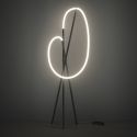 Lampadar, Lampa de Podea LED, Negru, Crochet