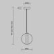 Pendule, Lustre suspendate - Pendul LED, Sticla, Multicolor, Misterio