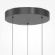 Pendule, Lustre suspendate - Lustra cu 3 pendule LED, Sticla, Multicolor, Misterio