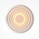 Aplica de perete LED, Aluminiu, Nami alb mat
