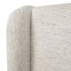 Paturi - Pat dublu tapitat design elegant LUX Mellory, Seashell off-white
