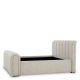 Paturi - Pat dublu tapitat design elegant LUX Kayden, Albury bej