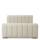 Paturi - Pat dublu tapitat design elegant LUX Kayden, Albury bej