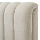 Paturi - Pat dublu tapitat design elegant LUX Kayden, Albury bej