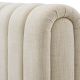 Paturi - Pat dublu tapitat design elegant LUX Kayden, Albury bej
