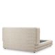 Paturi - Pat dublu tapitat design elegant LUX Francisco, Creststone bej