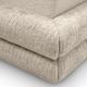 Paturi - Pat dublu tapitat design elegant LUX Francisco, Creststone bej