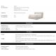 Paturi - Pat dublu tapitat design elegant LUX Francisco, Creststone bej