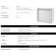 Comode - Bar design LUX, Lemn, Alb, Sticla, Roland