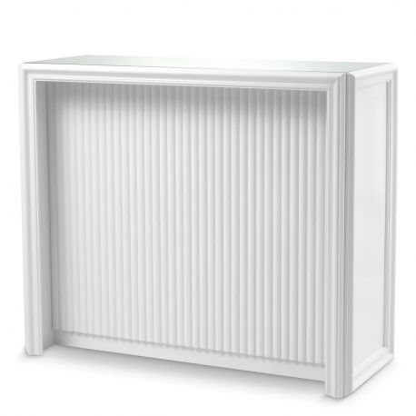 Comode - Bar design LUX, Lemn, Alb, Sticla, Roland