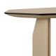 Masute Living - Masuta laterala design LUX, Piele Sintetica, Maro Deschis, Maurizio
