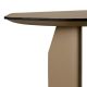 Masute Living - Masuta laterala design LUX, Piele Sintetica, Maro, Maurizio