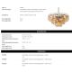 Candelabre, Lustre - Candelabru design LUX, Sticla, Champagne, Gustave