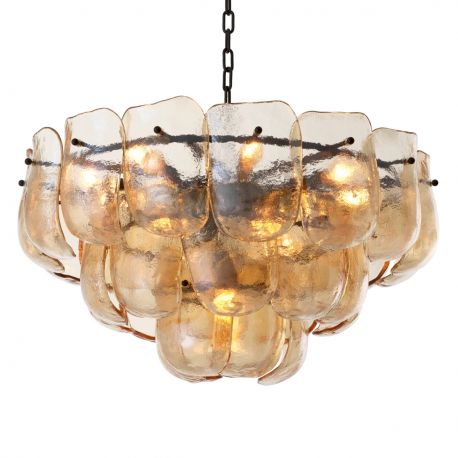 Candelabre, Lustre - Candelabru design LUX, Sticla, Champagne, Gustave