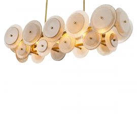 Candelabre, Lustre - Candelabru design LUX, Sticla, Fumuriu, Hyde