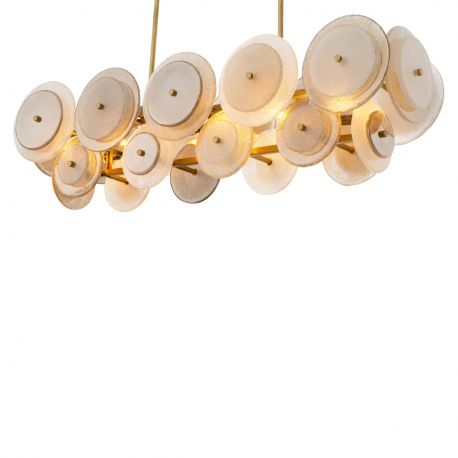Candelabre, Lustre - Candelabru design LUX, Sticla, Fumuriu, Hyde