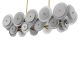 Candelabre, Lustre - Candelabru design LUX, Sticla, Fumuriu, Hyde