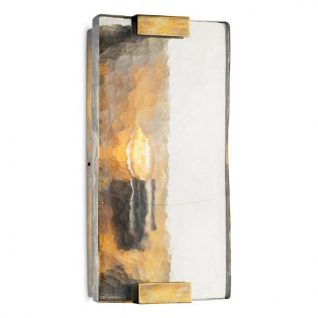 Aplice, corpuri de iluminat pentru pereti - Aplica de perete design LUX, Sticla Suflata, James