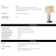 Veioze - Veioza, Lampa de masa design LUX, Sticla Suflata, James