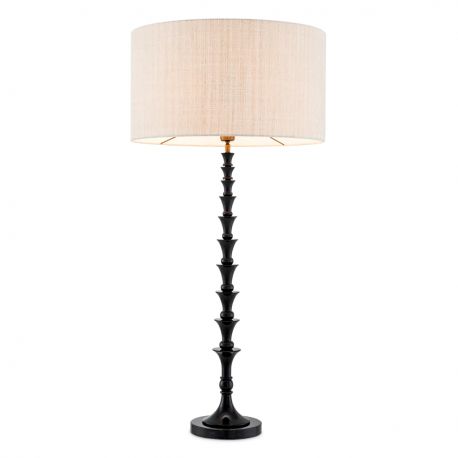 Veioze - Veioza, Lampa de masa design LUX, Lemn, Tesatura, Arabella